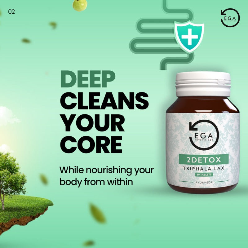 deep cleanse your core with Triphala Tablets