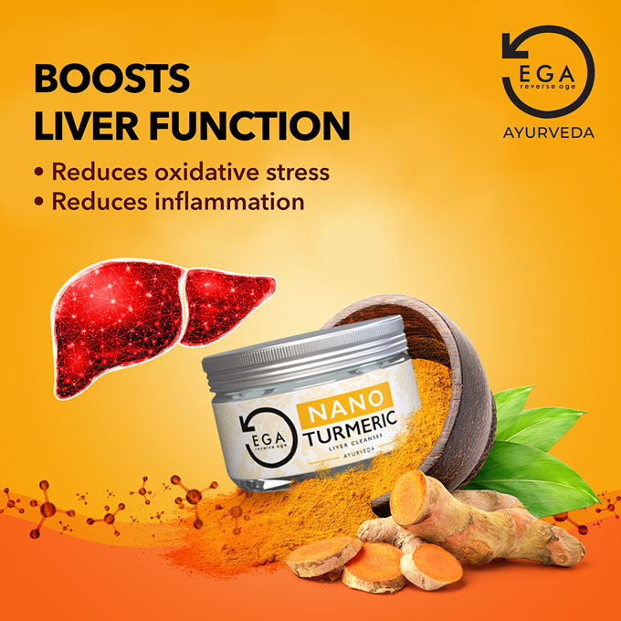 turmeric boosts liver function and reduces oxidative stress and inflammation